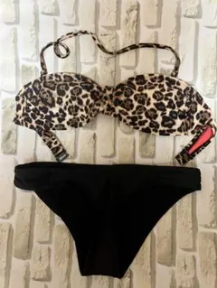 FOREVER 21 レオパード柄 ビキニ セパレート水着 US:S 新品のサムネイル