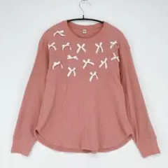 UNIQLO ユニクロ ピンク 長袖カットソー Mサイズ