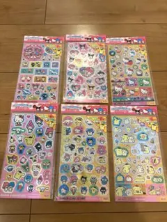 サンリオキャラクターズ キラッとシール18枚 コンプリート