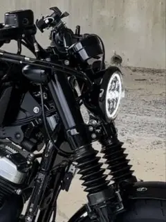 12Ｖ ユニティタイプ　4.5インチ　ヘッドライト　Ｈ4 ビンテージ　ハーレー 4.5インチ ユニティタイプ ヘッドライト H4バルブ | Motorcycle Cross