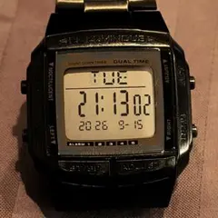 SKMEI ブラック デジタル腕時計 アラーム クロノグラフ