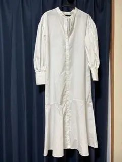 前開きワンピース 長袖