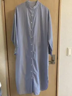 Discoatストライプシャツワンピース