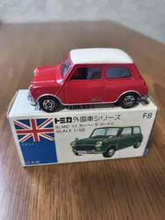 トミカF8 BLMCミニクーパーSマークIII リプトン特注Mブルー 日本製