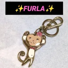 FURLA　フルラ　キーホルダー　チャーム　サル　アニマル