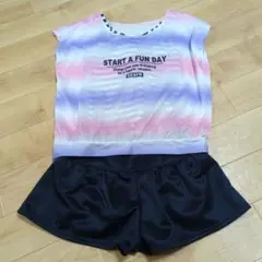 【534】ジュニア セパレート水着 150cm イオン 3点セット 女子