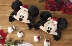 【ファンキャップ】ミキミニ　セット　ミッキー　ミニー　クリスマス