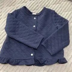 petit main キルティングジャケット 110 ネイビー