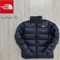 ノースフェイス 700FIL ダウンジャケット ネイビー レディースXL