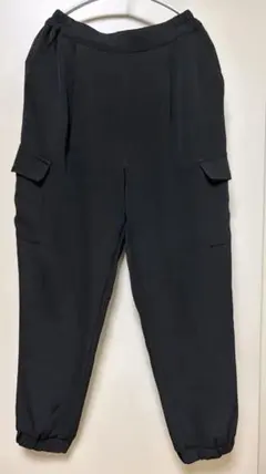 ブラック カーゴパンツ ジョガーパンツ