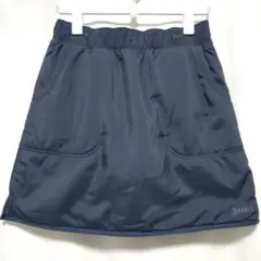 ★スリクソン★ゴルフ★リバーシブル★中綿★ナイロン★ボアスカート★ネイビー★防寒