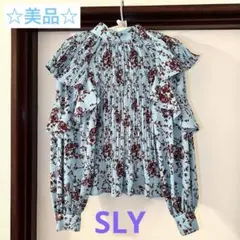 ☆美品☆ SLY GINA FLOWER RIBBON トップス