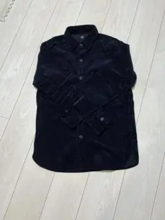 UNIQLO ユニクロ コーデュロイシャツ 長袖 ネイビー M 美品