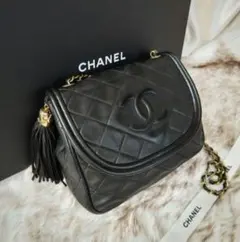 ★美品★CHANEL シャネル デカココ マトラッセ チェーンショルダーバッグ