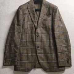 ビスポークマン ツイードジャケットMARLING&EVANS アンダイドツイード