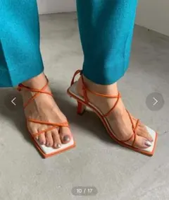 Ameri TUBE STRAP COLOR SANDAL 美品のサムネイル
