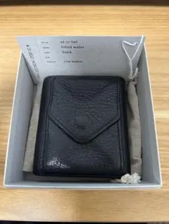 Hender scheme trifold wallet black 数回使美品 Hender scheme trifold wallet black 数回使美品 - メルカリ