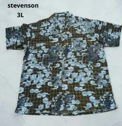 3L stevenson 　スティーブンソン　昇龍アロハシャツ　ドラゴン柄のサムネイル