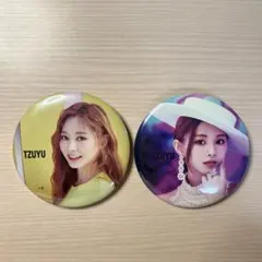 TWICE ツウィTZUYU 缶バッジ 2個セット