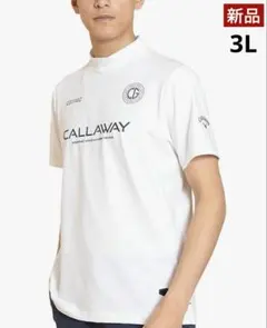【新品】キャロウェイ／ハイネック／モックネック／半袖／3L