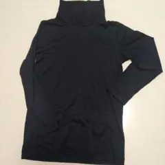 UNIQLO HEATTECH ブラック タートルネック 120