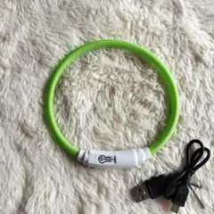 プラッツ PlatzのSAFETY COLLAR 光る首輪（小）グリーンのサムネイル