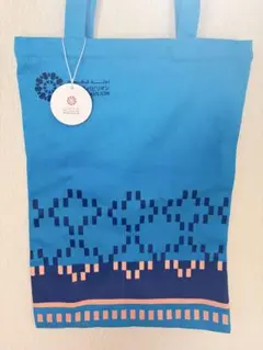 【新品・完売品】大阪関西万博　カタールパビリオン　限定トートバッグ　青
