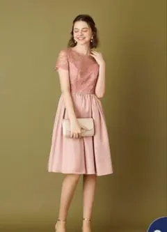 【美品】エメ　パーティードレス　お呼ばれ　結婚式