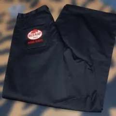 RED KAP 　別注　ダブルニー　ワークパンツ ブラック　極太のサムネイル