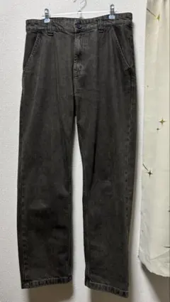 ZARAグレー ストレートデニム