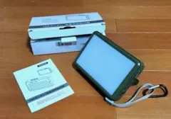 LEDランタン グリーン 充電式　取扱説明書付き