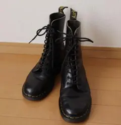 英国製 Dr.Martens 10ホールブーツ 黒 ブラック イングランド製