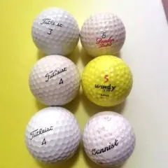 ゴルフ　ロストボール　6個