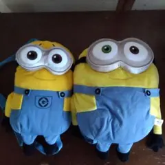 ミニオン ナップザック ぬいぐるみ二体セット