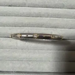 シルバーゴールドクリスタルバングル