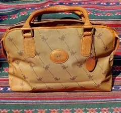 刺繍デザイン ベージュハンドバッグ