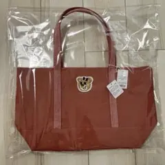 フェイラー オールドテディ ワッペントートバッグ ピンク LL 大　※着払い※