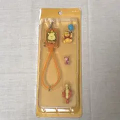 くまのプーさん 光る携帯ストラップ レトロ