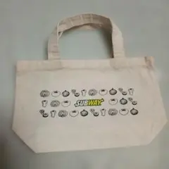 「SUBWAY」野菜イラスト トートバッグ
