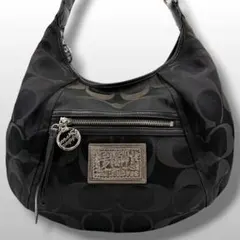 COACH shoulder bag black hobo コーチ　y2k