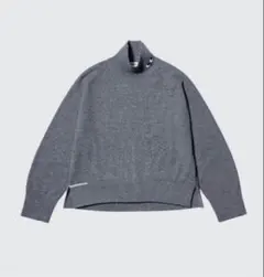 2023アニヤハインドマーチユニクロカシミヤハイネックセーター　グレーM