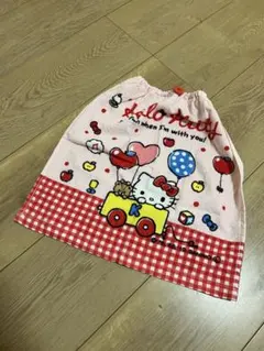 ハローキティ キティちゃん お食事エプロン タオル生地
