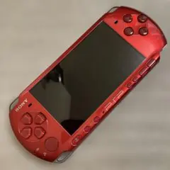 外装美品　PSP3000 レッド プレイステーションポータブル