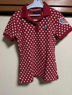 GWセール品200円引き！！ Callaway レディースポロシャツ M 星柄