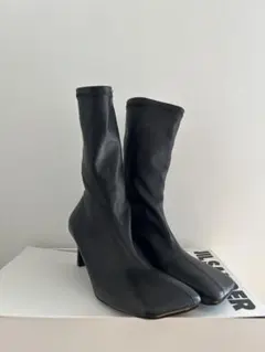 新品 未使用　jilsander レザーアンクルブーツのサムネイル