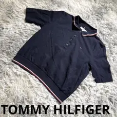 TOMMY HILFIGER（S）半袖 ポロシャツ トップス ワンポイント