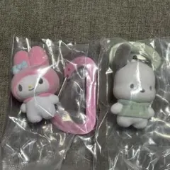 サンリオ カラフルカラビナマスコットチャーム マイメロ ポチャッコ