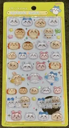 【正規品】　ちいかわ ボンボンドロップシール 第2弾　みんな　集合