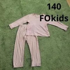 140 エフオーキッズ FOkids パジャマ ピンク 星 月 キッズ 女の子