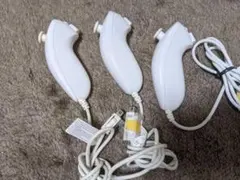 ３個　ニンテンドー　Wii ヌンチャク　Wiiリモコン　任天堂　RVL-004